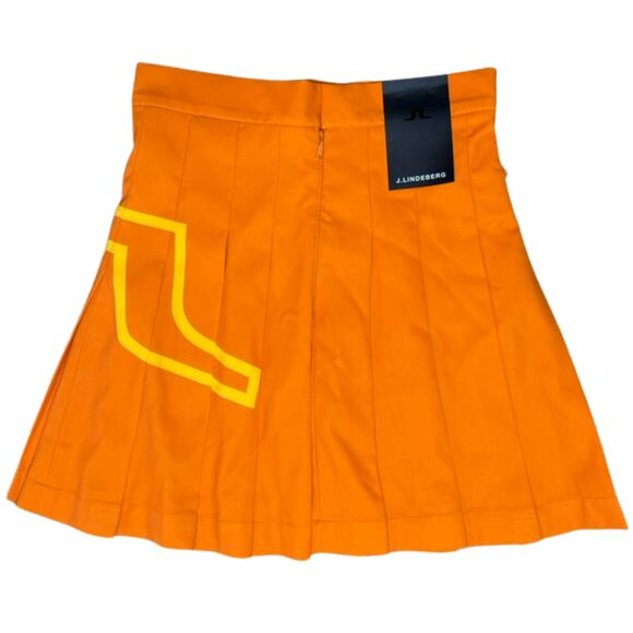 J.Lindeberg Naomi Golf Skirt | Russet Orange | XS | NWT | Stretch Skort - Picture 3 of 10